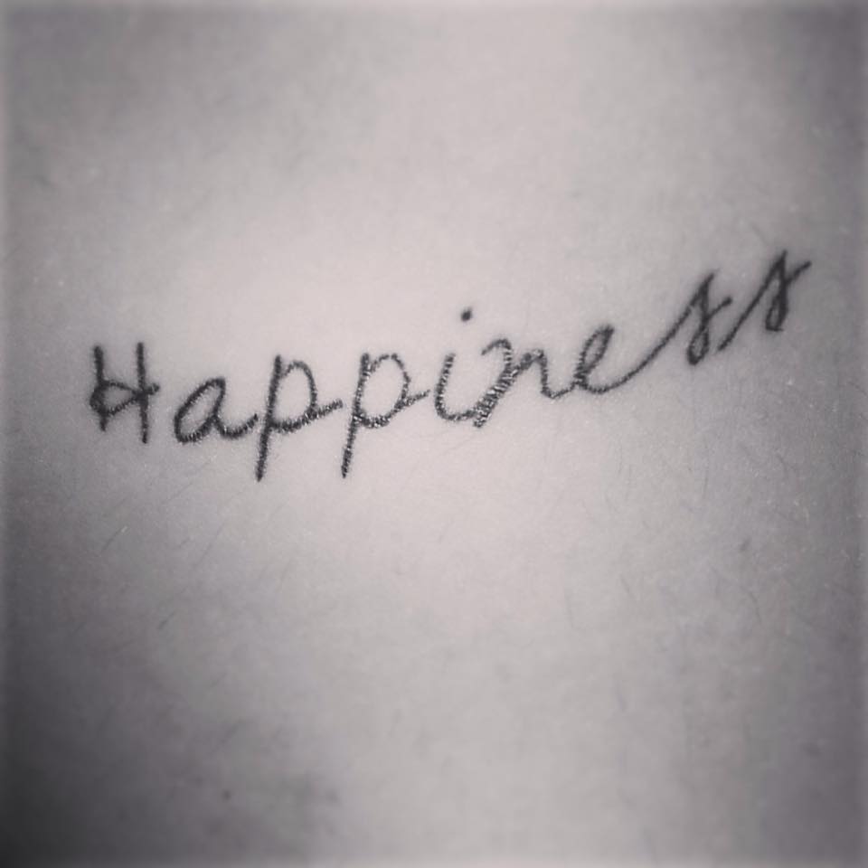 photo tatouage happiness
